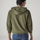Men's Solid Regular Fit Sweatshirt - Back View