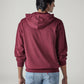 Men's Solid Regular Fit Sweatshirt - Back View