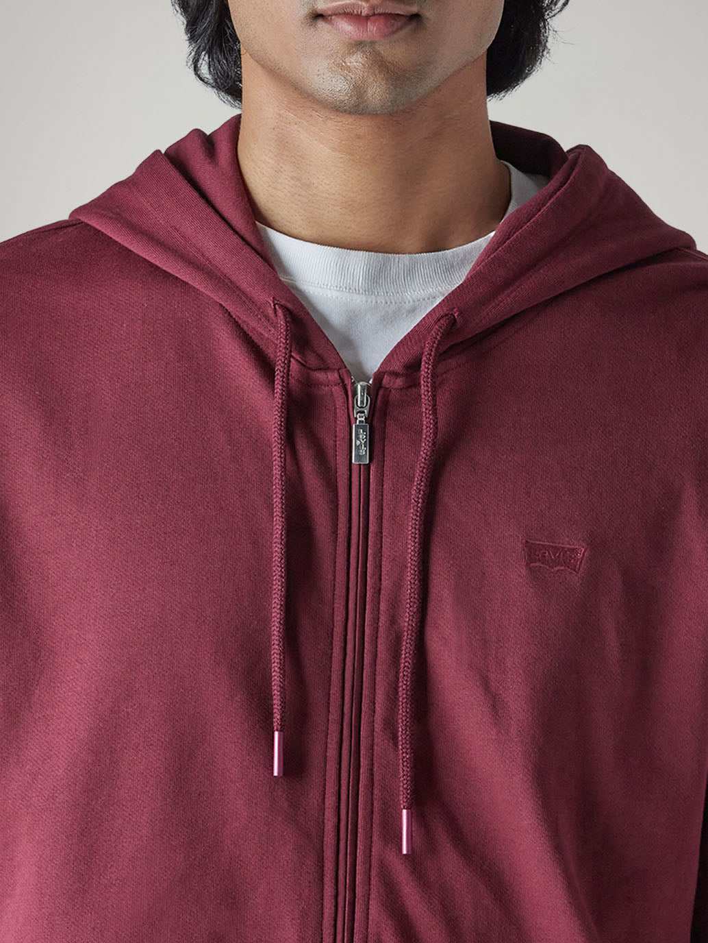 Men's Solid Regular Fit Sweatshirt - Detail View