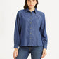 Women's Solid Spread Collar Shirt - e9d348ca-1723-40d3-b0a3-ee4b5c81b080 View
