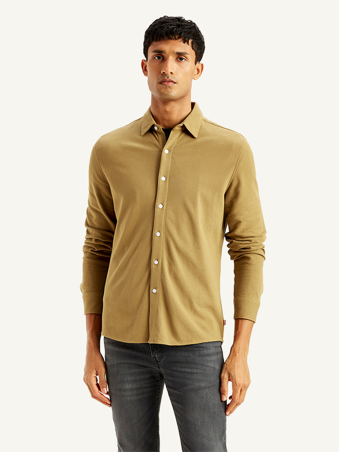 Men's Solid Slim Fit Shirt