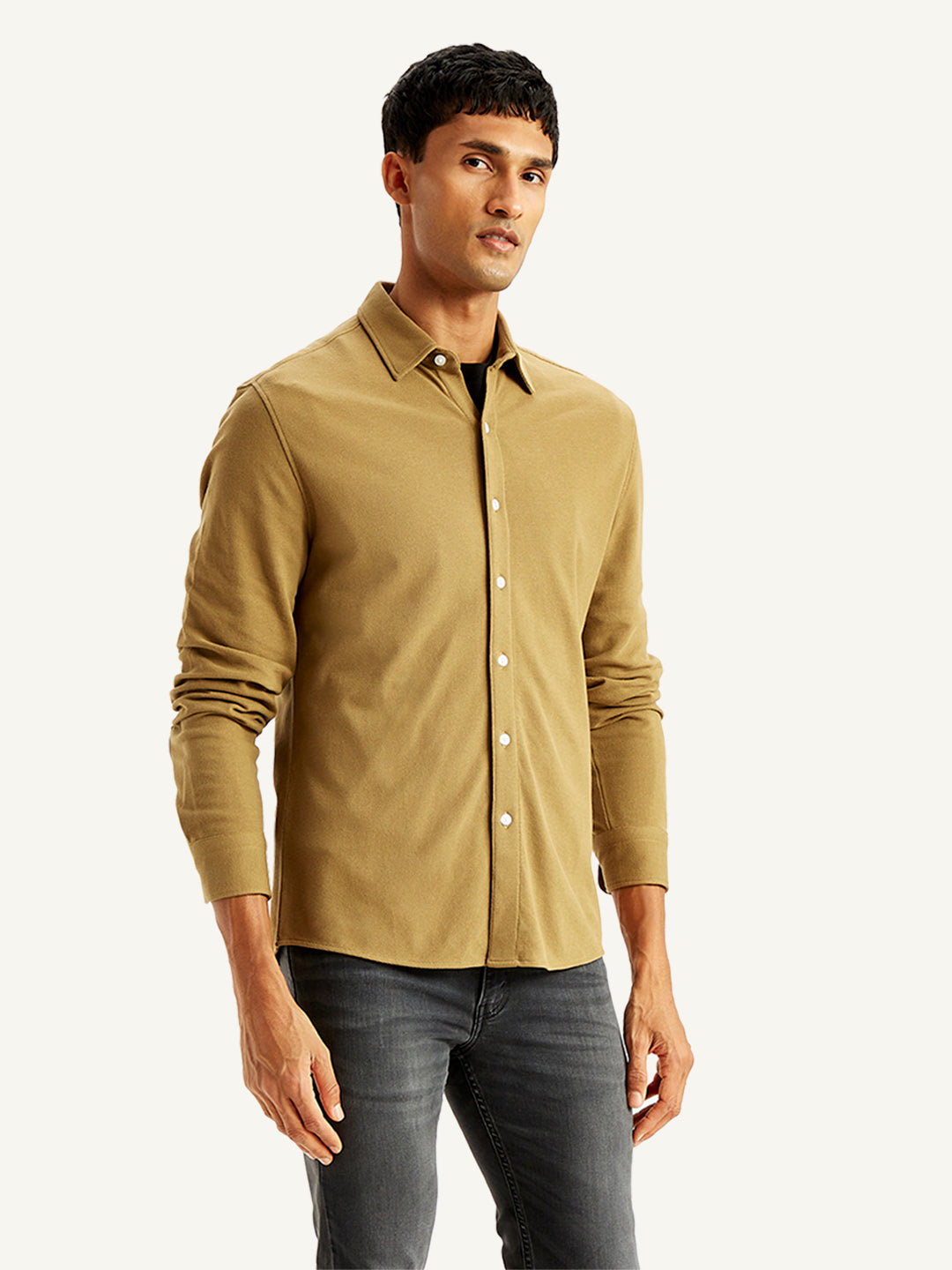 Men's Solid Slim Fit Shirt