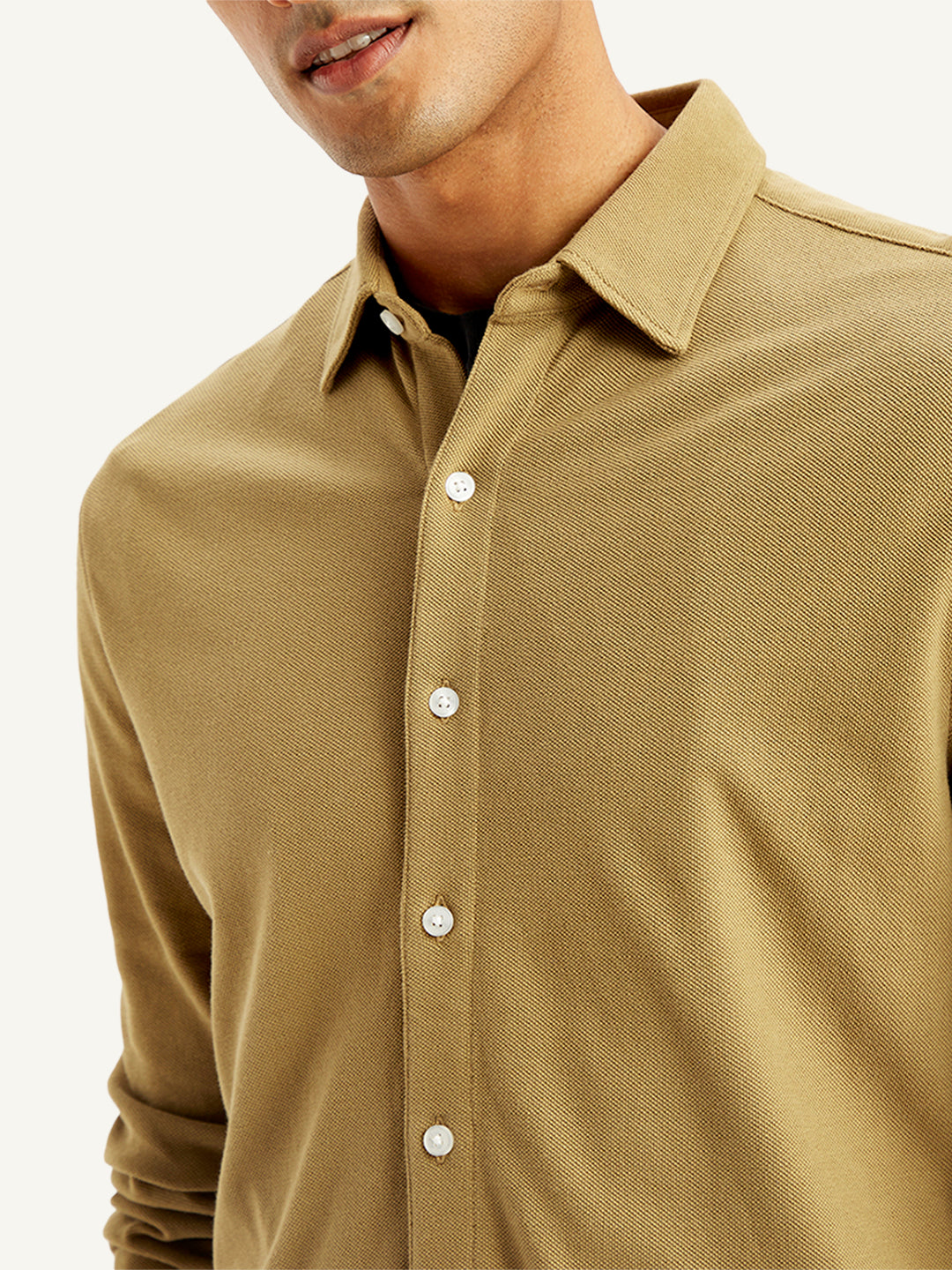 Men's Solid Slim Fit Shirt