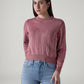 Women's Solid Regular Fit Sweater - Styleshot View