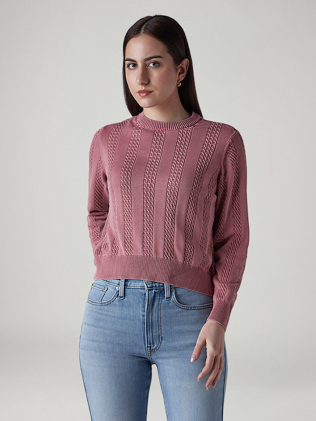 Women's Solid Regular Fit Sweater