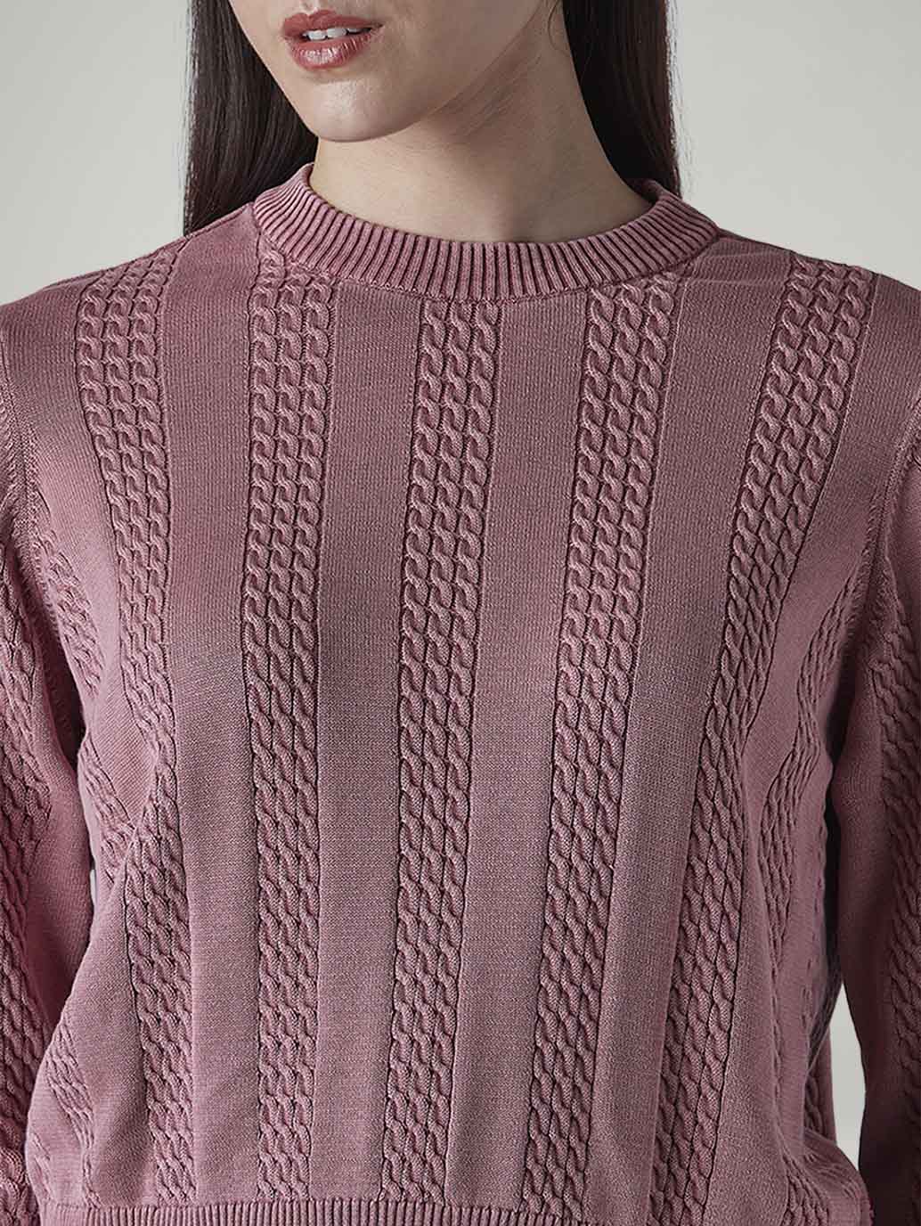Women's Solid Regular Fit Sweater - 20 View