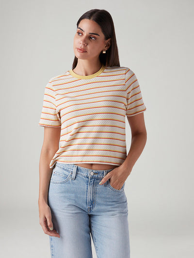 levi's Women's Striped Regular Fit T-Shirt-picture-17