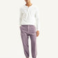 Men's Purple Regular Fit Trousers