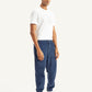 Men's Blue Regular Fit Trousers - Side View