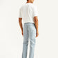 Men's Light Blue Tapered Chinos