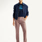 Men's Mauve Tapered Trousers