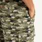 Men's Olive Regular Fit Cargo Trousers