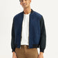 Men's Colorblock Navy Bomber Jacket