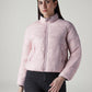 Women's Quilted Relaxed Fit Reversible Jacket - Front View