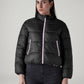 Women's Quilted Relaxed Fit Reversible Jacket - Front View