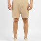 Men's Beige Slim Tapered Fit Shorts - f1bdbecf-0d31-441e-a256-f1ee8b2a06ce View