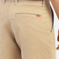 Men's Khaki Slim Tapered Fit Shorts