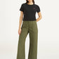 Women's Mid Rise Olive Baggy Cargo Trousers - 6b739eff-e395-407b-a132-5a6d916318be View