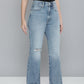 Women's Mid Rise Wedgie Indigo Bootcut Jeans