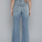 Women's Mid Rise Wedgie Indigo Bootcut Jeans