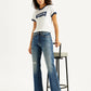 Women's Mid Rise Wedgie Indigo Bootcut Jeans