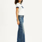 Women's Mid Rise Wedgie Indigo Bootcut Jeans