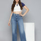 Women's High Rise Wide Leg Jeans