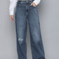 Women's High Rise Wide Leg Jeans