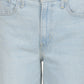 Women's Light Blue Wide Leg Fit High Rise Jeans - Detail View