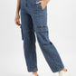 Women's High rise Ribcage Crop Bootcut Jeans