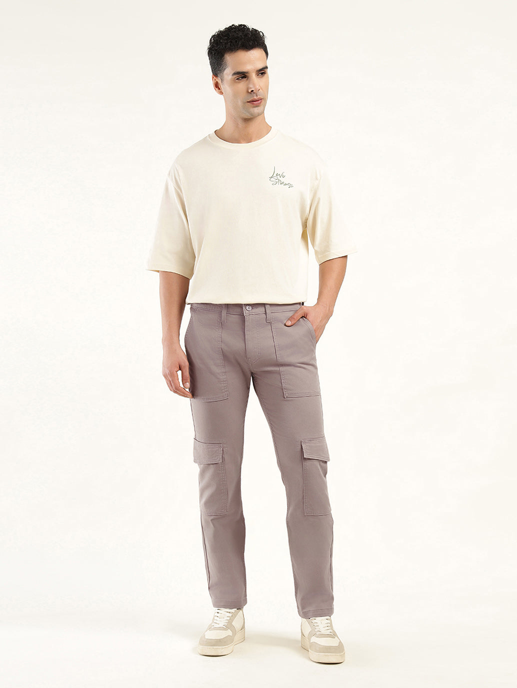 Men's Slim Fit Cargo Trousers