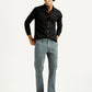 Men's Grey Slim Fit Cargo Trousers - Styleshot View