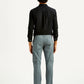 Men's Grey Slim Fit Cargo Trousers - Back View