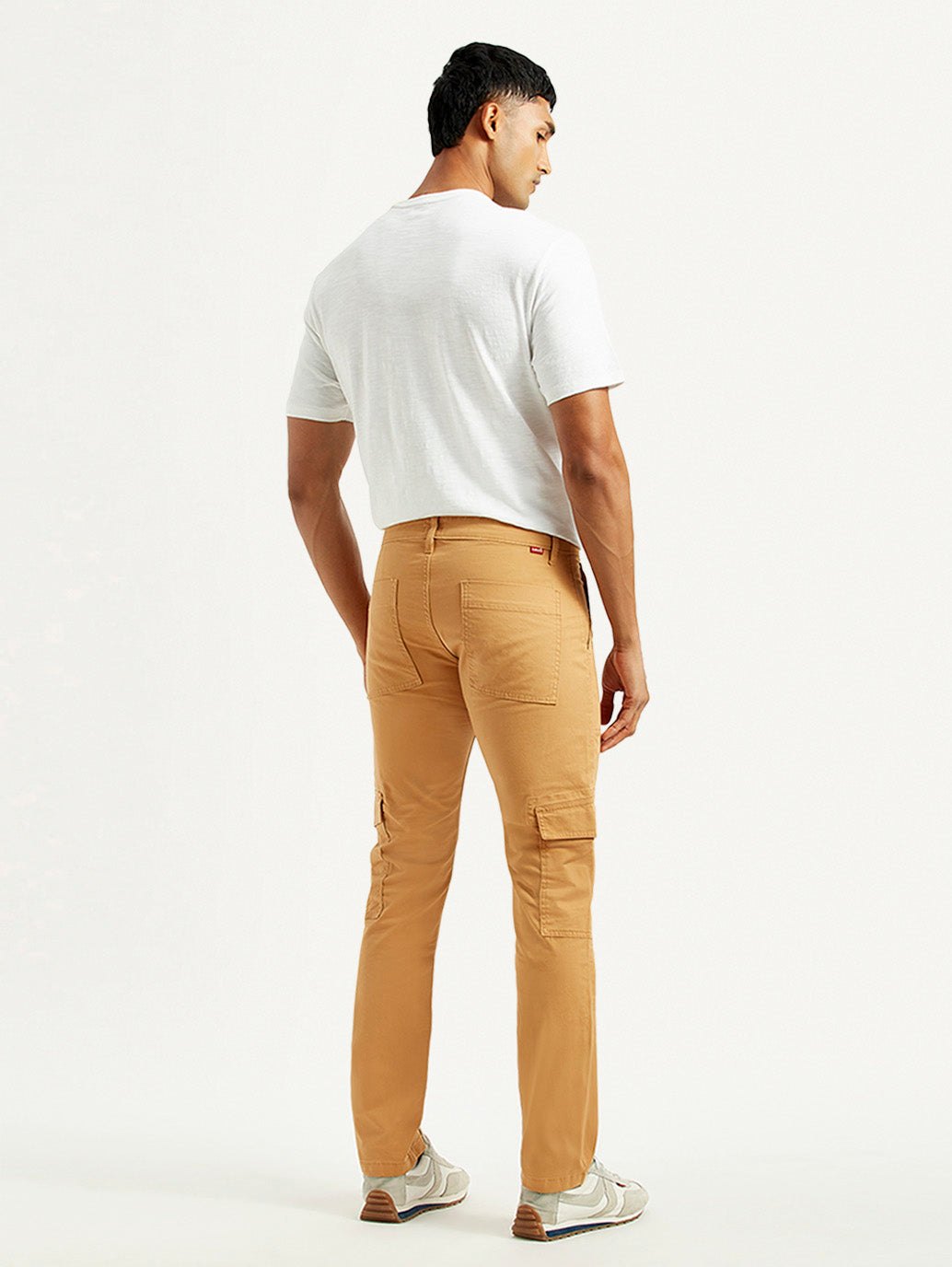 Men's 511 Tan Slim Fit Cargos - Back View