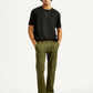 Men's Olive Green Slim Fit Cargo Trousers - Styleshot View