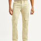 Men's 511 Beige Slim Fit cargo Trousers - Front View
