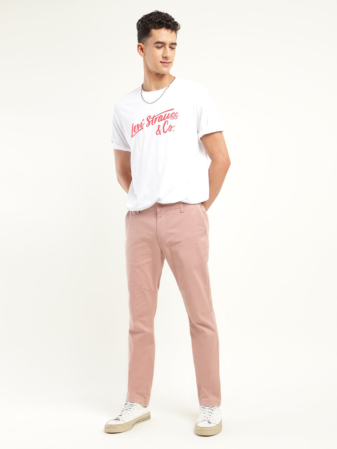 Men's 511 Slim Fit Light Pink Cargo Trousers