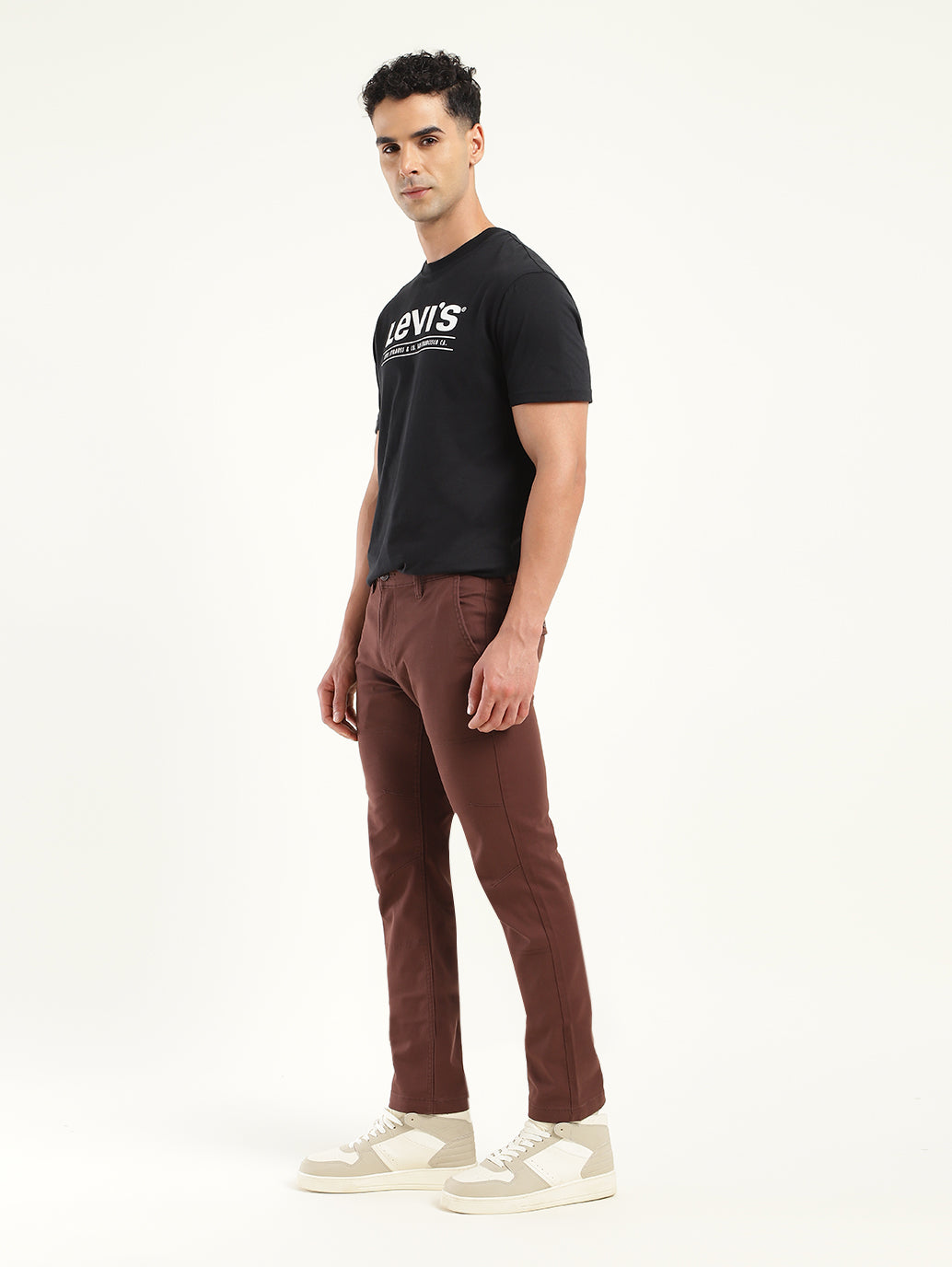 Men's 511 Slim Fit Brown Trousers