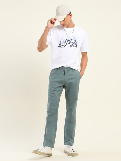 levi's Men's Slim Fit Green Cargo Trousers-picture-11