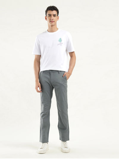 Men's Grey Slim Fit Chinos