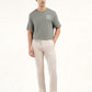 Men's Cream Slim Fit Chinos - 551b7503-a045-470b-9abd-a3a017b4757e View
