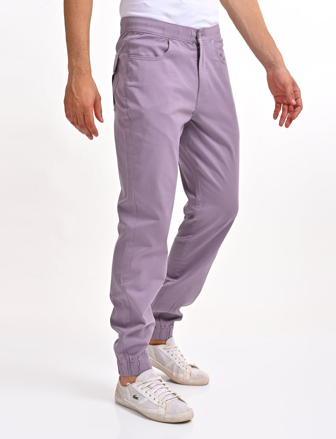 Men's Relaxed Fit Grey Jogger Cargos