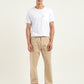 Men's Relaxed Fit Khaki Cargo Trousers - 9b8be8f2-e3ac-45a0-b54d-9215e99dd5da View