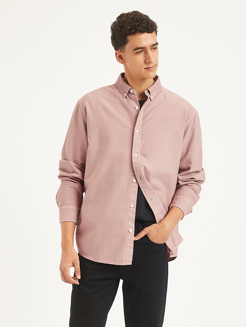 Men's Solid Regular Fit Shirt