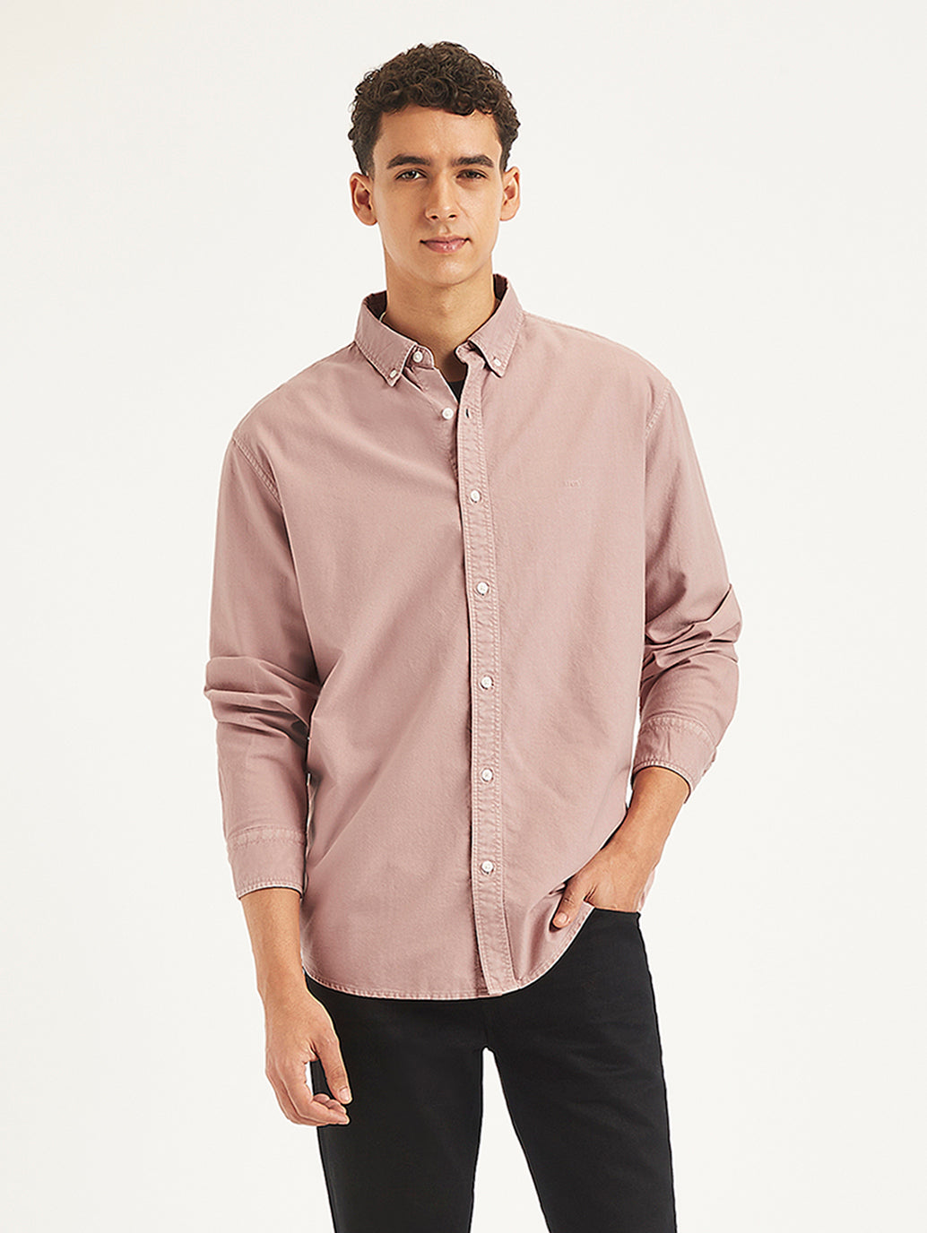 Men's Solid Regular Fit Shirt