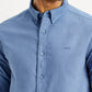 Men's Solid Overdyed Slim Fit Shirt - Detail View