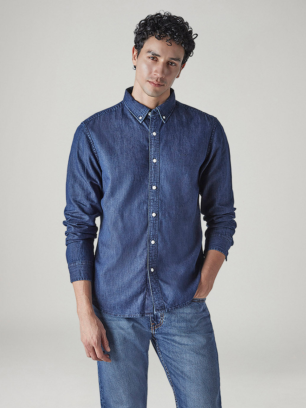 Men's Solid Slim Fit Linen Shirt