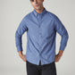 Men's Solid Slim Fit Overdyed Oxford Shirt - Styleshot View