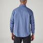 Men's Solid Slim Fit Overdyed Oxford Shirt - Back View