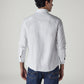 Men's Solid Slim Fit Oxford Shirt - Back View